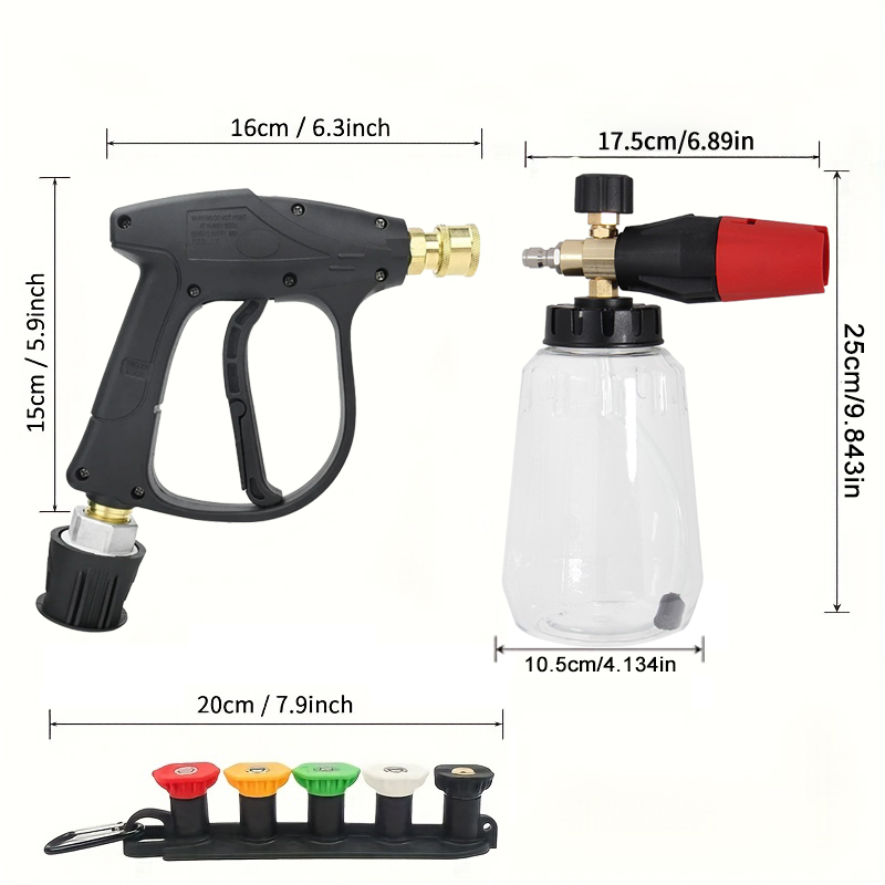 Karcher Uyumlu Kar Köpüğü Taba - Pressure Washer Foam Gun incelemesi ve fiyatı