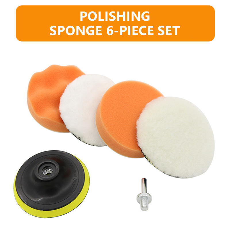 6 adet/takım araba parlatma sü - Polish Pad Set Buffer incelemesi ve fiyatı
