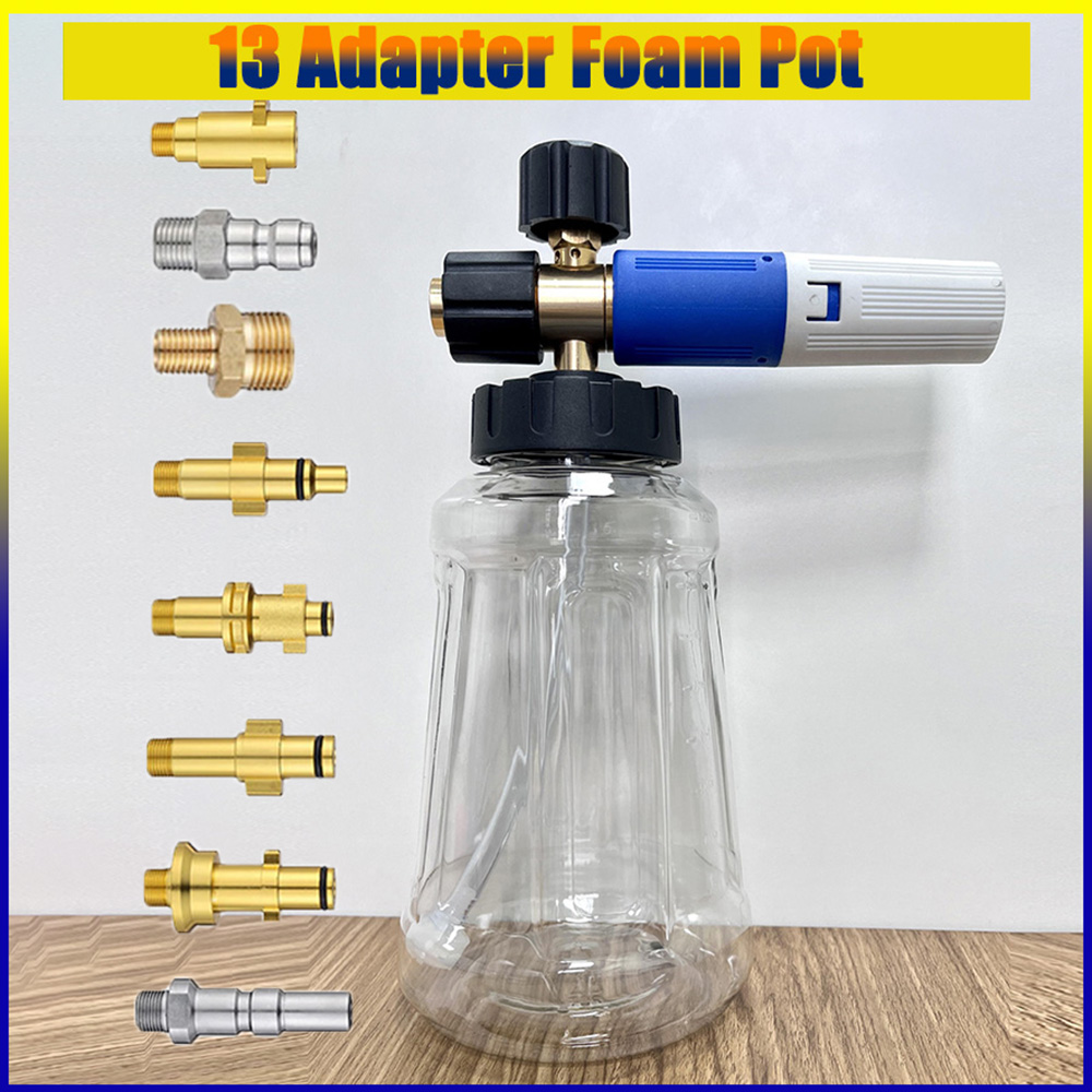 Çeşitli Adaptörler Şeffaf Köpü - Pressure Washer Foam Gun incelemesi ve fiyatı